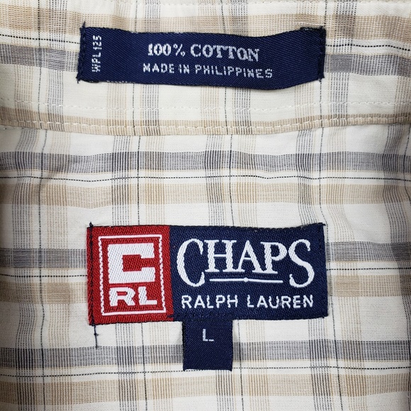 Chap's Ralph Lauren Long Sleeve Shirt Large - Picture 3 of 4